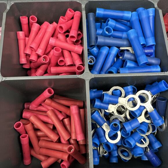 Large assorted terminal set crap style. Quick disconnect. {I} - Picture 4 of 16